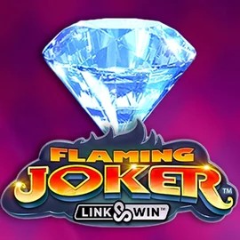 Flaming Joker Link and Win logo – Slots by Barstruck at Retrozino Casino
