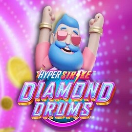 Hyper Strike Diamond Drums by Gameburger Studios, showcased at retroozino.nl – game logo