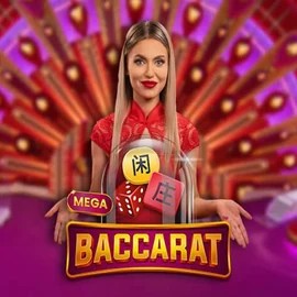 Live Casino logo of Mega Baccarat from Pragmatic Play at Retrozino Casino