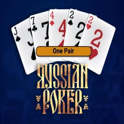 Russian Poker logo by OneTouch Games at Retrozino Casino