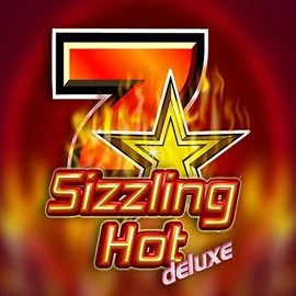 Sizzling Hot Deluxe logo by Novomatic at Retrozino Casino